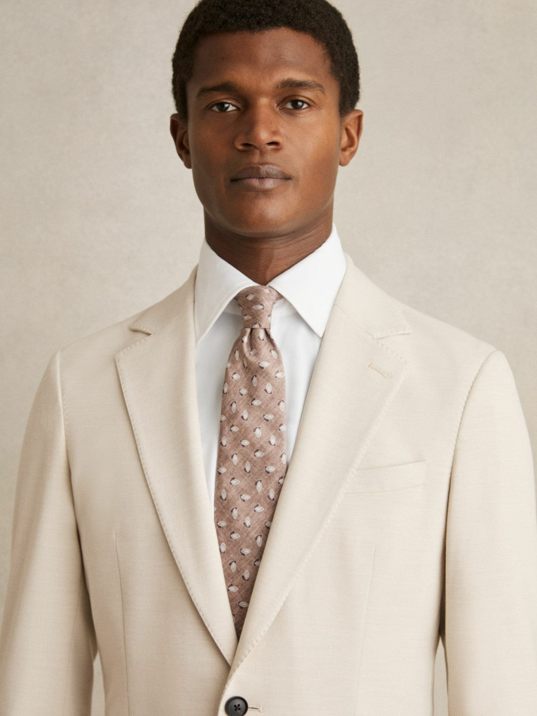 Reiss Regular Fit Button-Through Travel Shirt in White