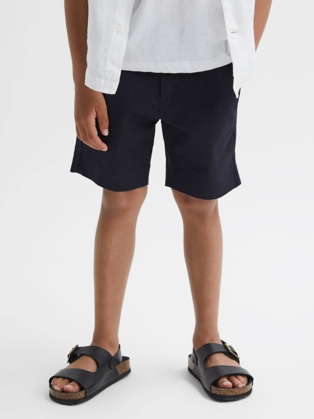 Reiss 9-13 yrs Casual Chino Shorts in Navy