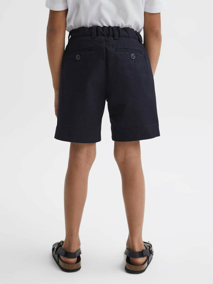 Reiss 9-13 yrs Casual Chino Shorts in Navy