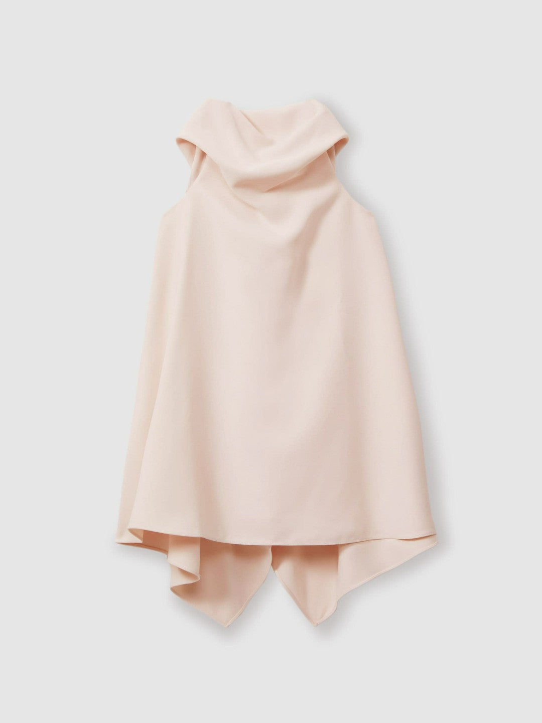 Reiss 3-9 yrs High-Neck Drape Back Dress in Pink