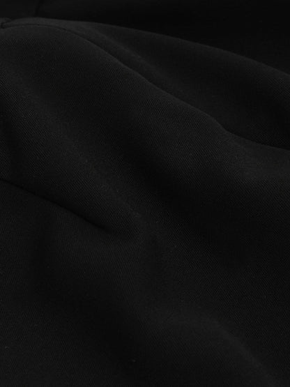 Reiss Tailored Midi Suit Skirt in Black