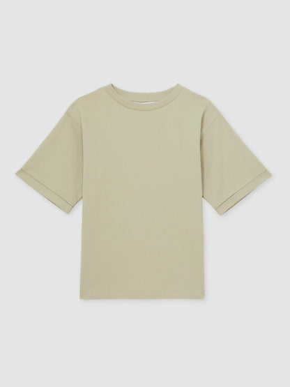 Reiss 13-14 yrs  | Les 100 Ciels Oversize T-Shirt in Sage