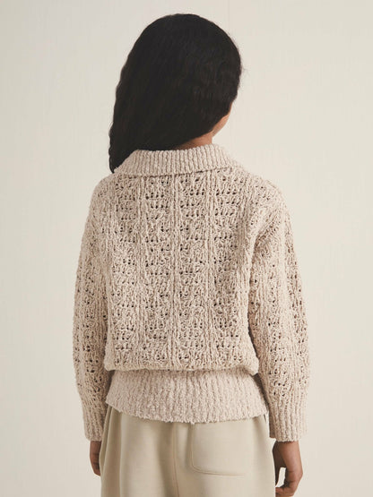 Reiss 13-14 yrs  | 100 Ciels Bouclé Jumper in Neutral