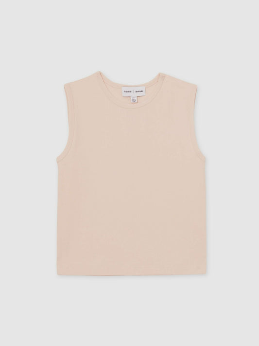 Reiss 13-14 yrs  | Les 100 Ciels Oversize T-Shirt in Peach