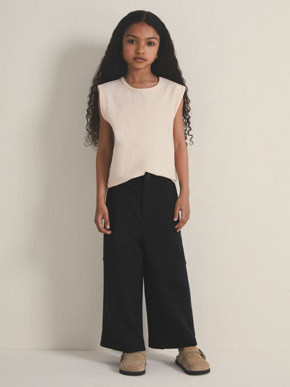 Reiss 13-14 yrs  | Les 100 Ciels Wide-Leg Joggers in Navy