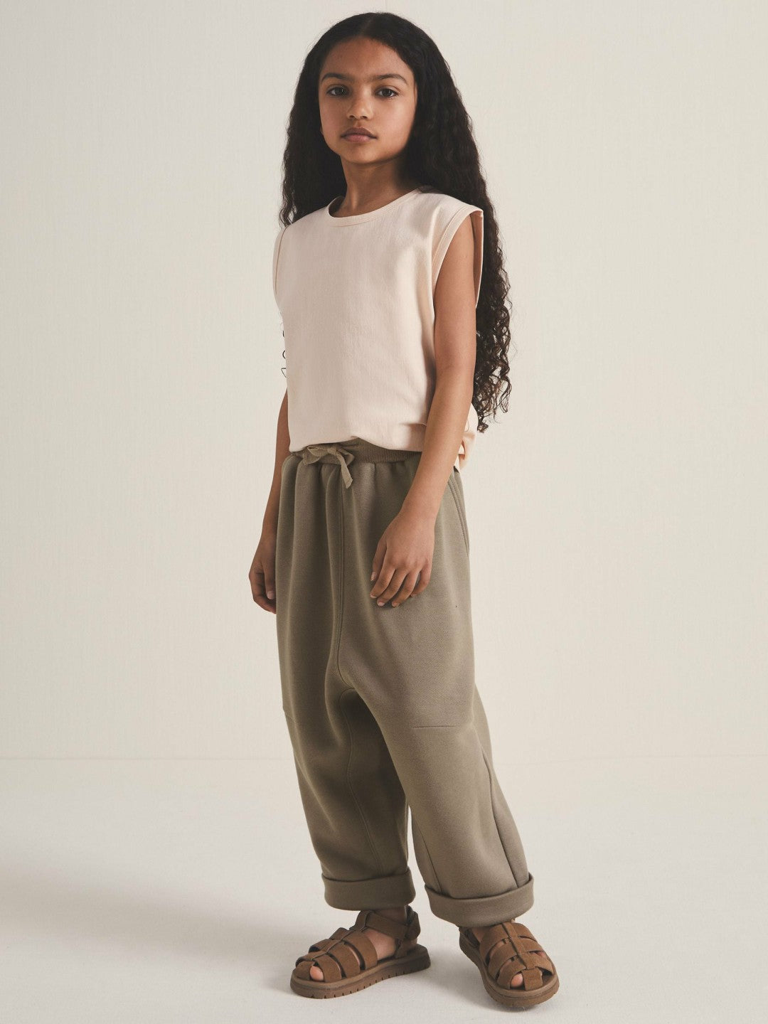 Reiss 4-9 yrs  | Les 100 Ciels Jersey Joggers in Mink