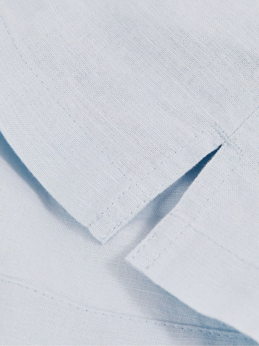Reiss 13-14 yrs Cotton-Linen Drawstring Shorts in Soft Blue