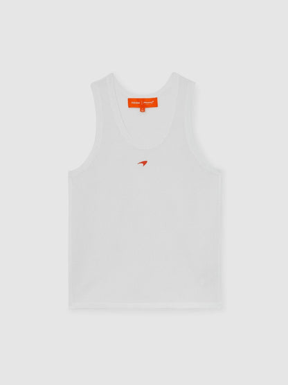 Reiss McLaren F1 Team Speedmark Knit Vest in White