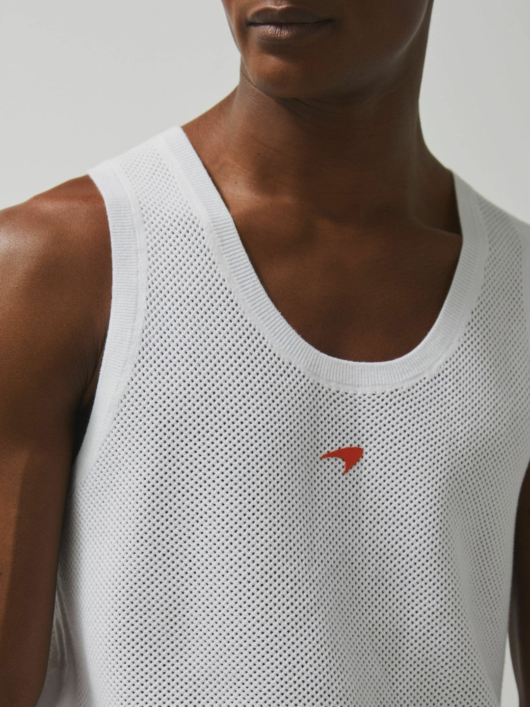 Reiss McLaren F1 Team Speedmark Knit Vest in White