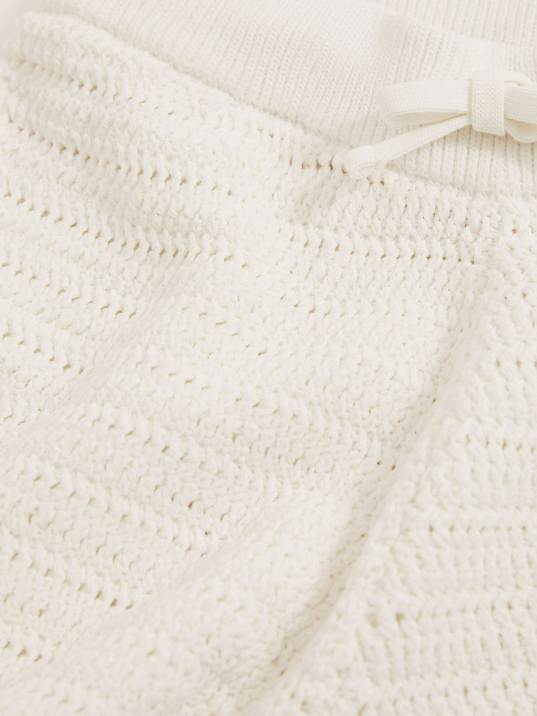 Reiss 13-14 yrs McLaren F1 Team Crochet Shorts in Off White/Orange