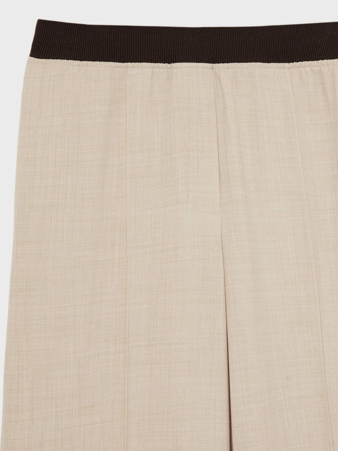 Reiss Wide-Leg Elasticated-Waist Trousers in Neutral