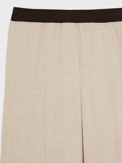 Reiss Wide-Leg Elasticated-Waist Trousers in Neutral