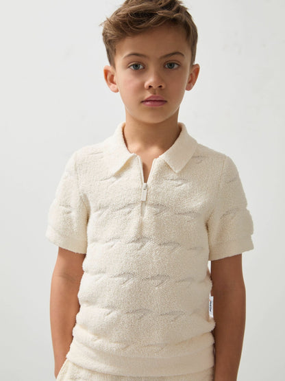 Reiss 13-14 yrs McLaren F1 Team Speedmark Polo Shirt in White