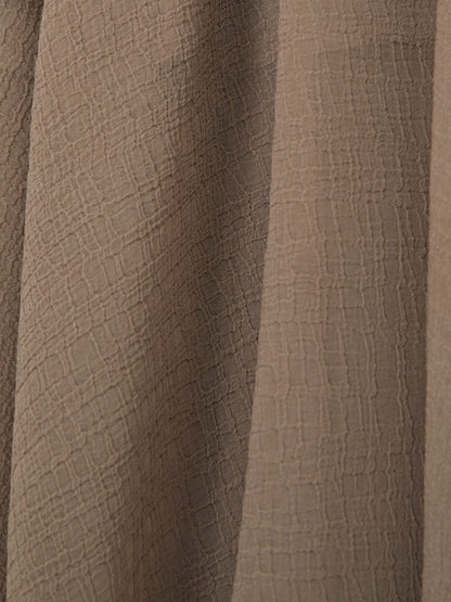 Reiss Petite Sheer-Overlay High-Low Shorts in Mink Neutral