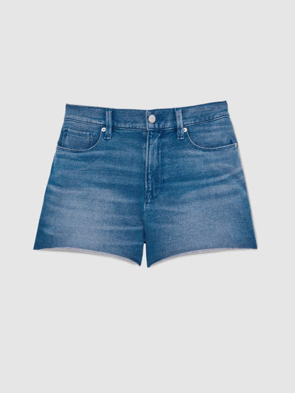 Reiss 100% Cotton Shorts in Indigo Blue