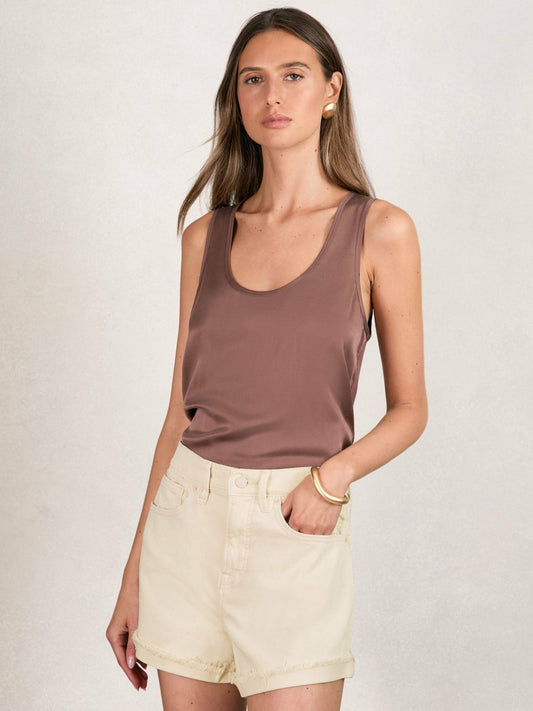 Reiss 90S Shorts in Ecru