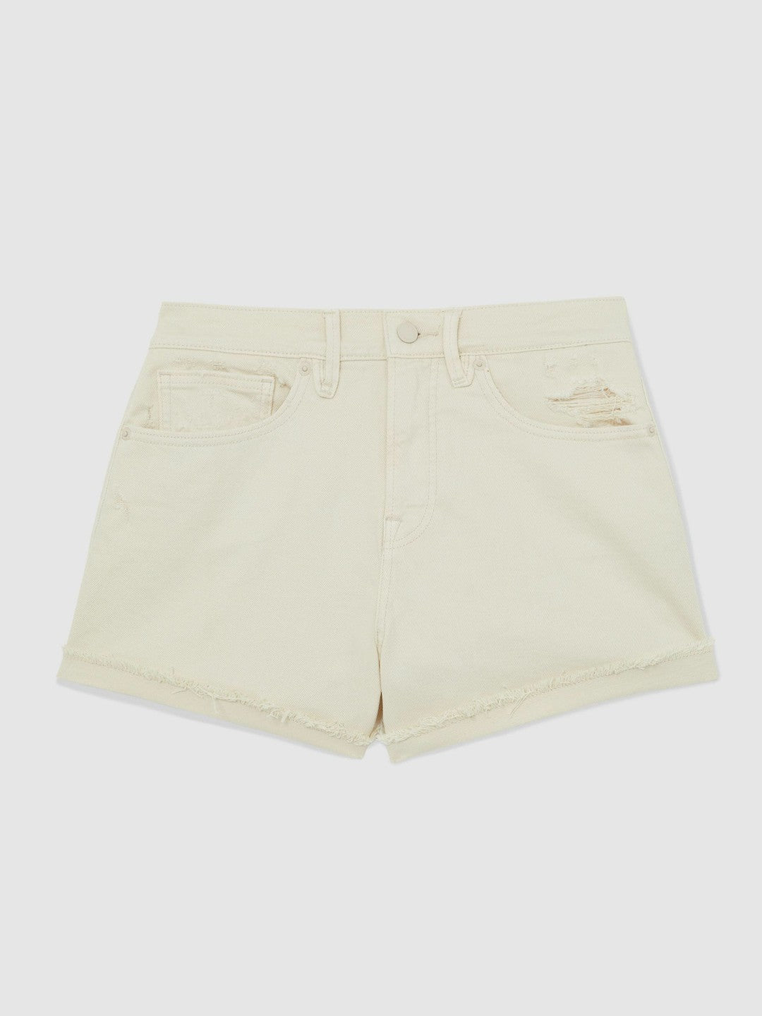 Reiss 90S Shorts in Ecru