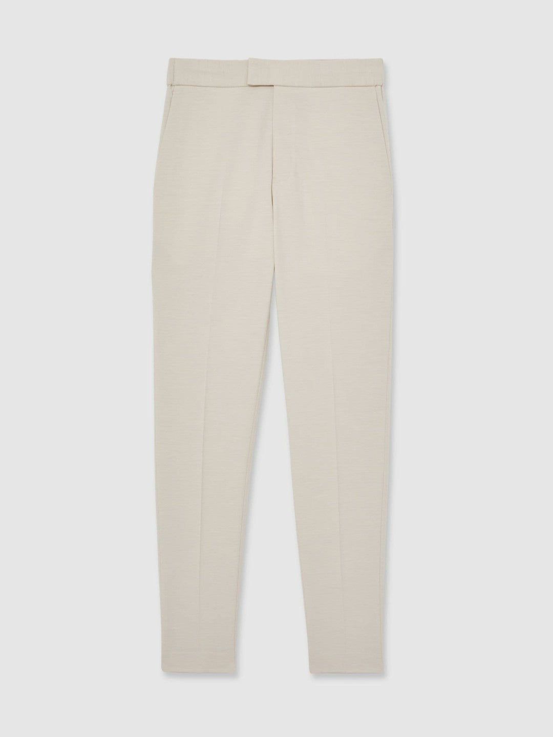 Reiss Slim-Fit Internal-Drawstring Trousers in Stone