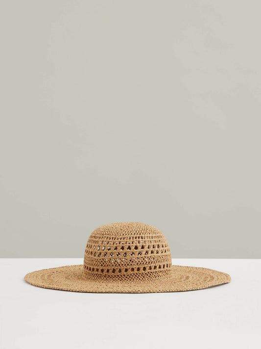 Reiss Straw Sun Hat in Natural