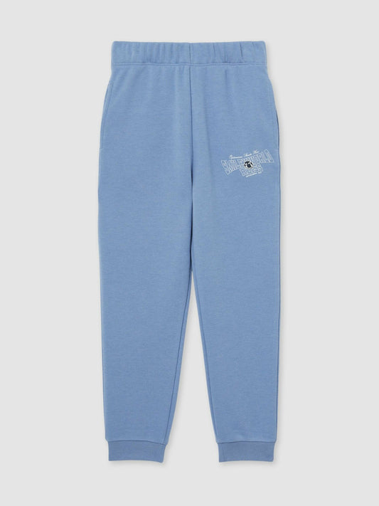 Reiss 13-14 yrs SmileyWorld Cuffed Joggers Unisex Fit in Blue