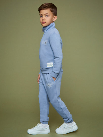 Reiss 13-14 yrs SmileyWorld Cuffed Joggers Unisex Fit in Blue