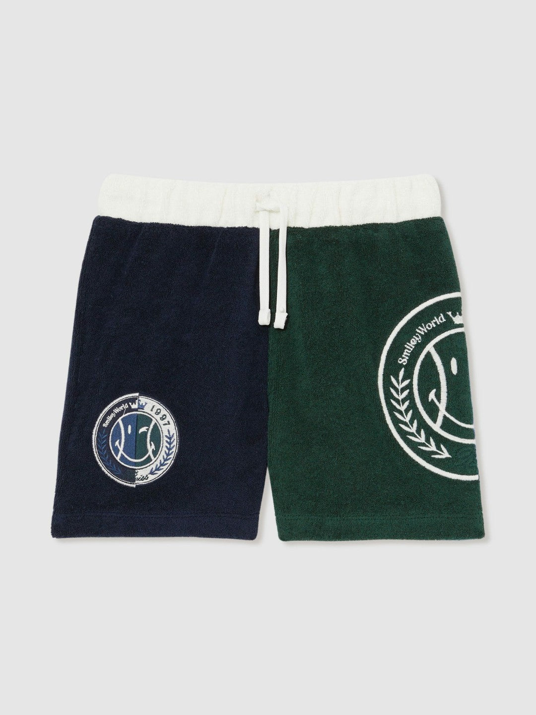 Reiss 3-9 yrs SmileyWorld Towelling Shorts in Blue