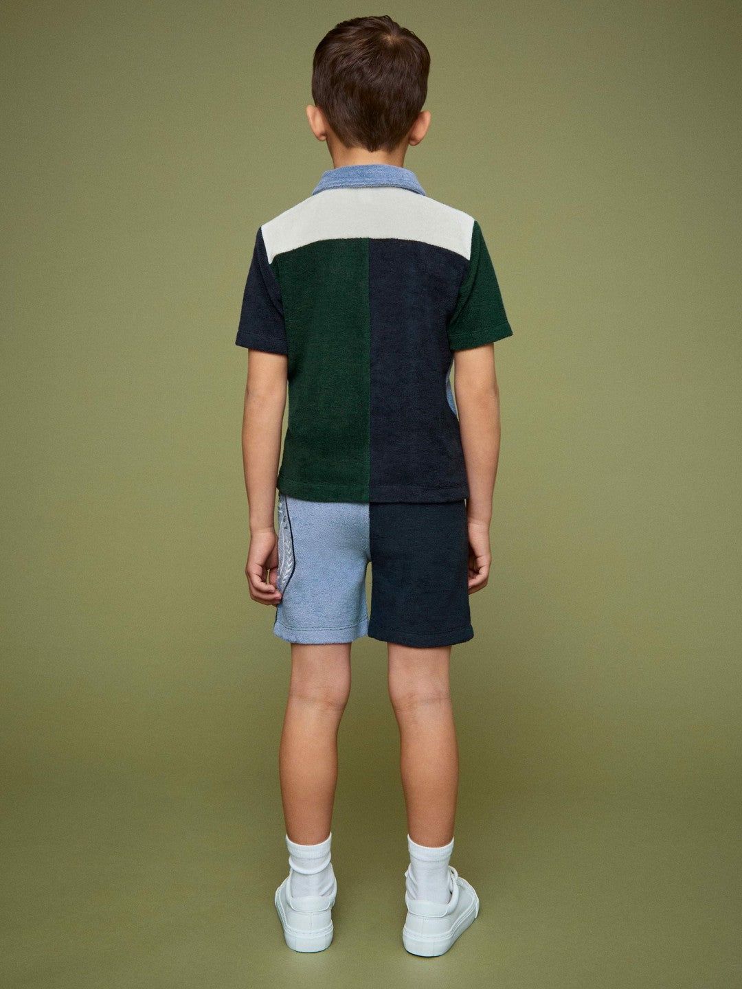 Reiss 3-9 yrs SmileyWorld Towelling Shorts in Blue