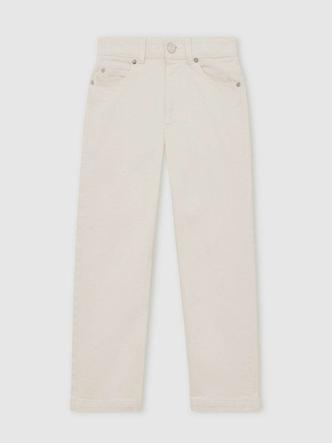 Reiss 9-13 yrs Relaxed-Fit Jeans in Off White