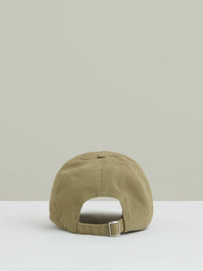 Reiss Sunset-Embroidered Cap in Washed Sage