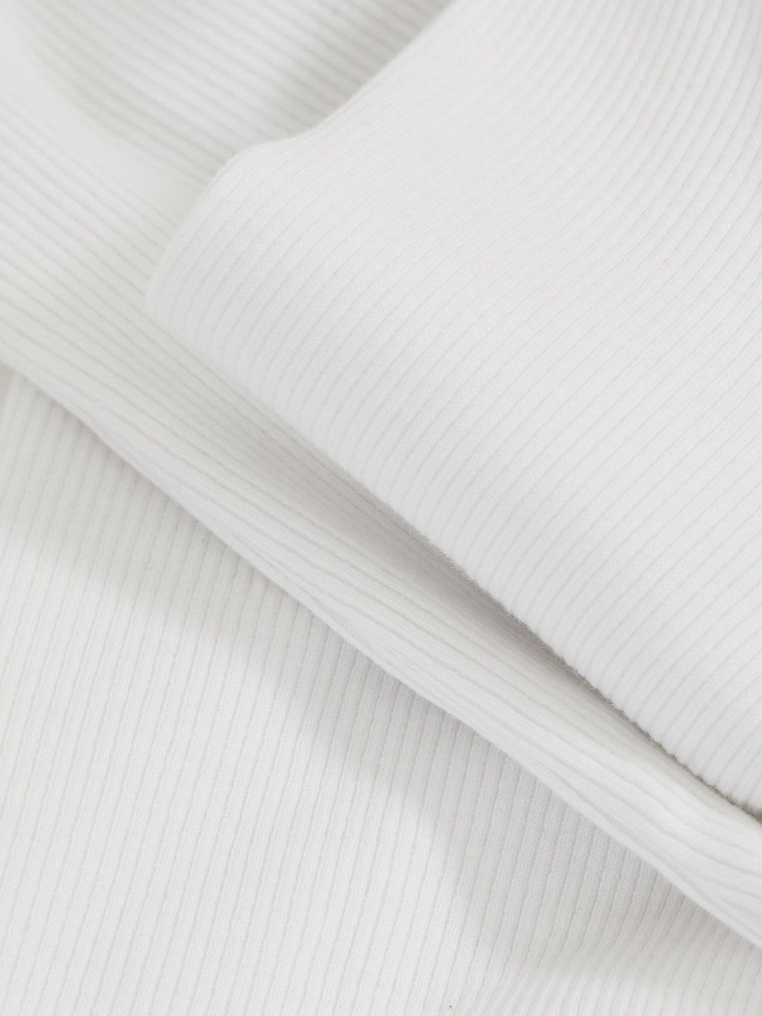 Reiss 9-13 yrs Cotton Ruched Long-Sleeve T-Shirt with Stretch in Ivory