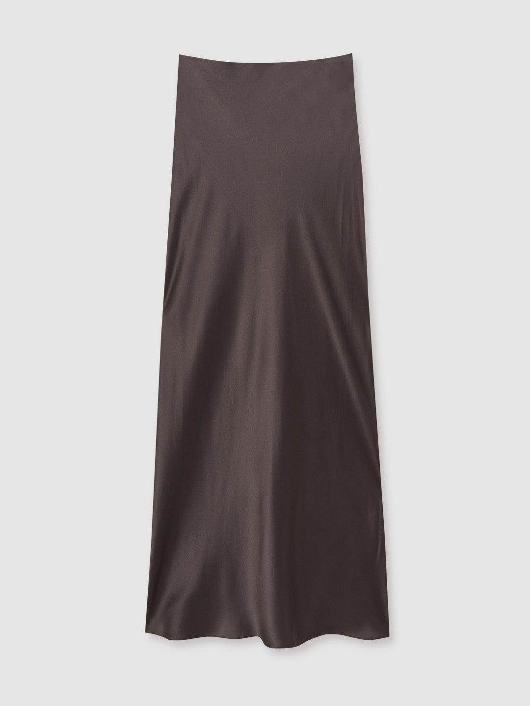Reiss Silk Slip Maxi Skirt in Mauve