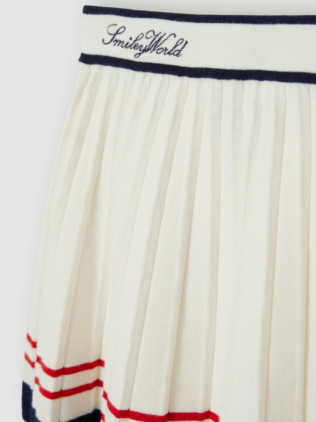 Reiss 9-13 yrs SmileyWorld Tennis Skirt in Off White