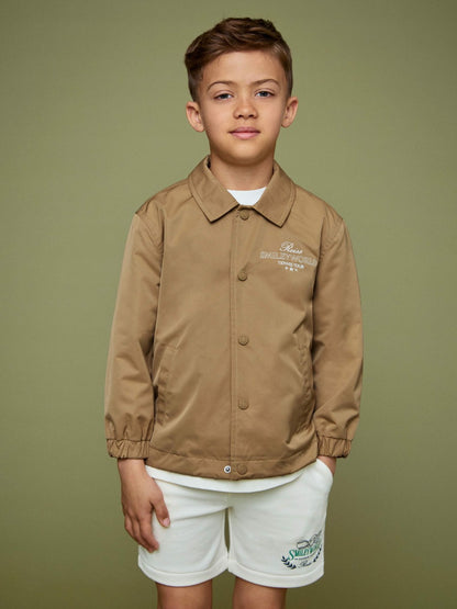 Reiss 13-14 yrs SmileyWorld Harrington Jacket in Stone