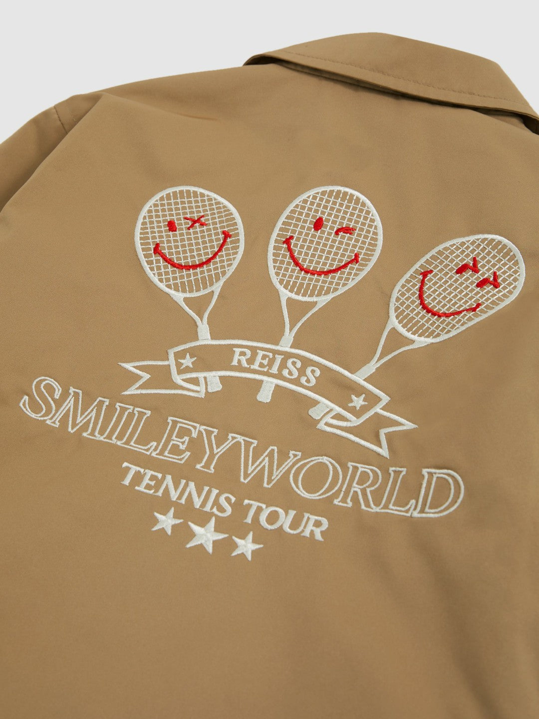 Reiss 13-14 yrs SmileyWorld Harrington Jacket in Stone
