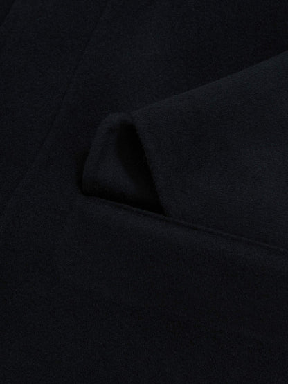 Reiss Wool Blend Double Face Button Jacket in Navy