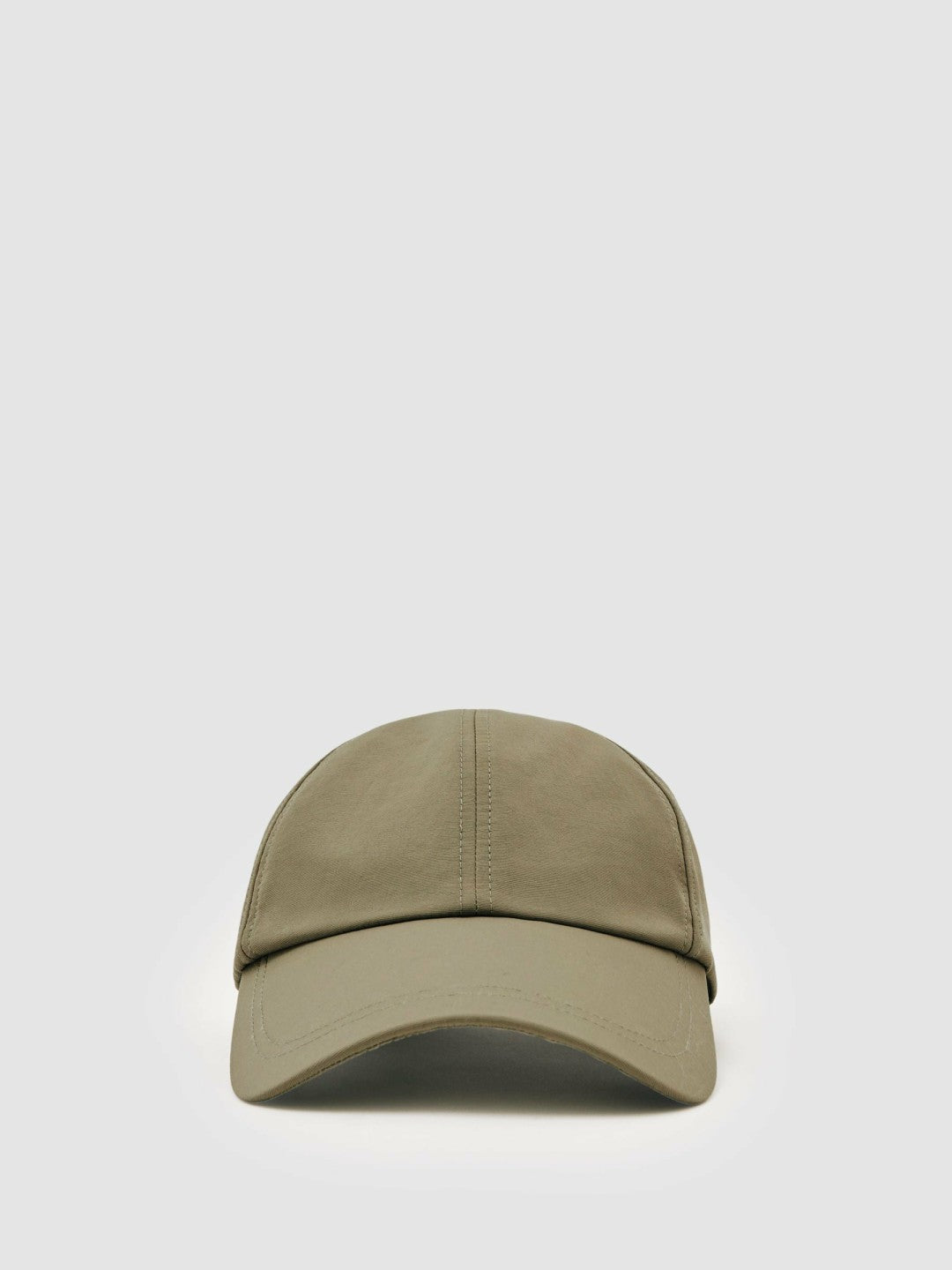 Reiss Embroidered-Logo Tech Baseball Cap in Sage Green