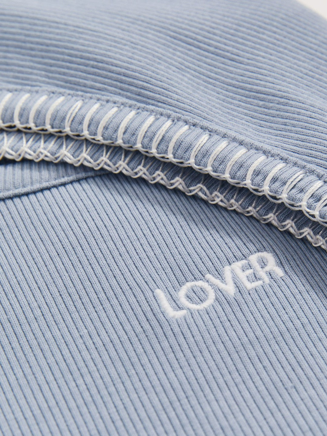 Reiss | Tom Daley Cotton Lover Vest with Stretch in Soft Blue