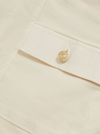 Reiss Paige Cargo Shorts in Cream