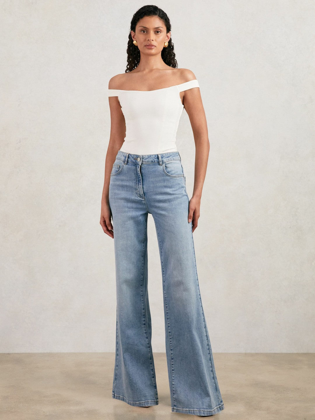 Reiss Scuba Corset Bodysuit in White