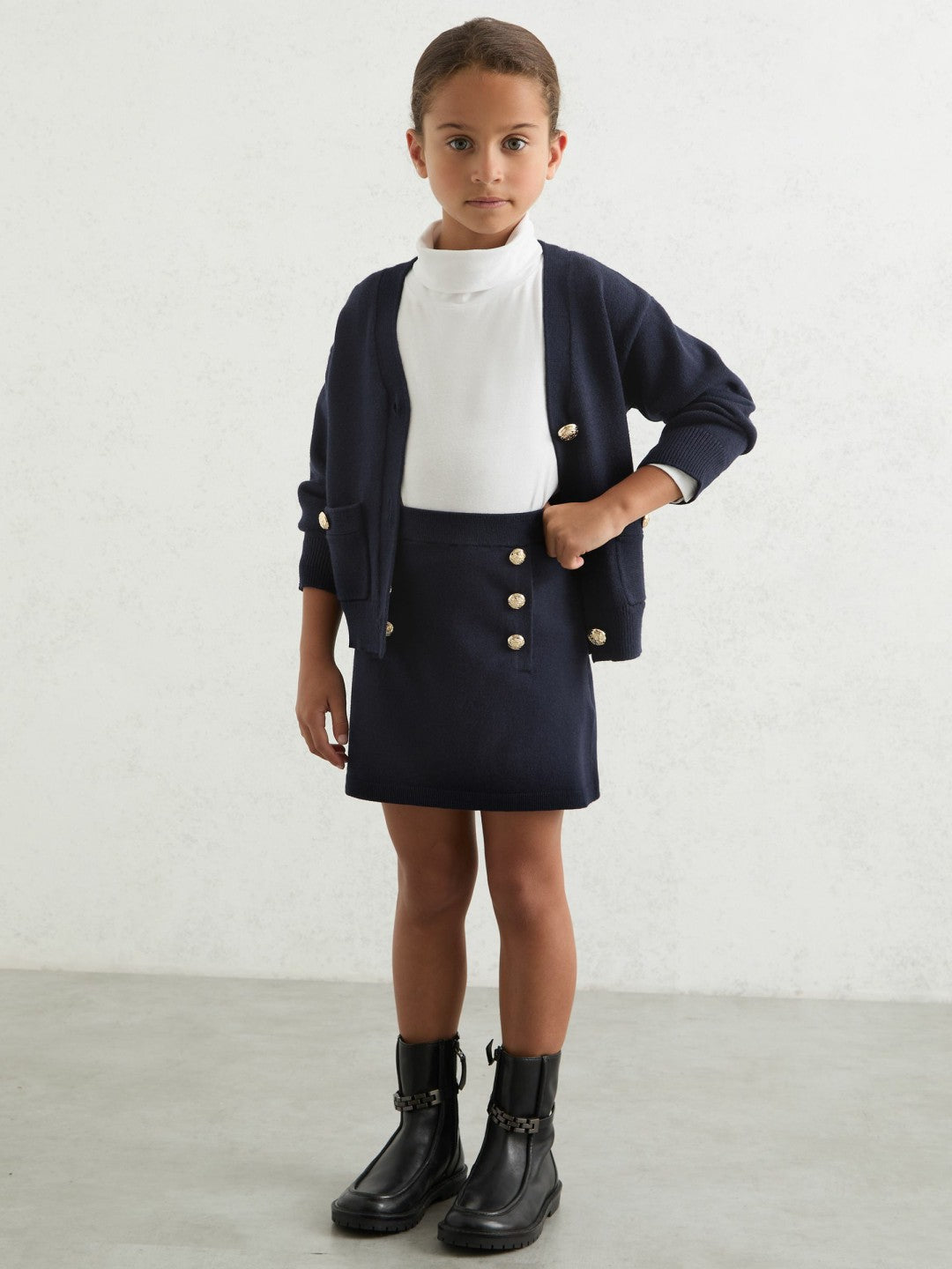 Reiss Skirt in Navy