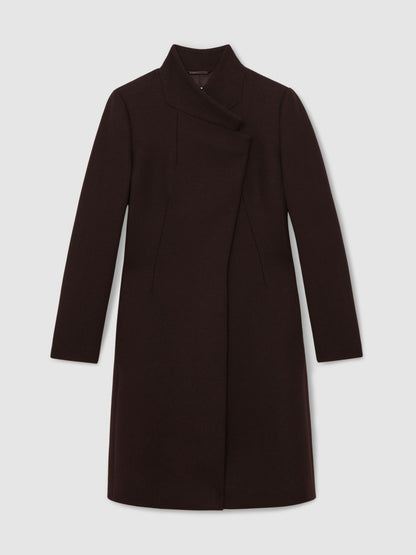 Reiss Coat in Chocolate Brown