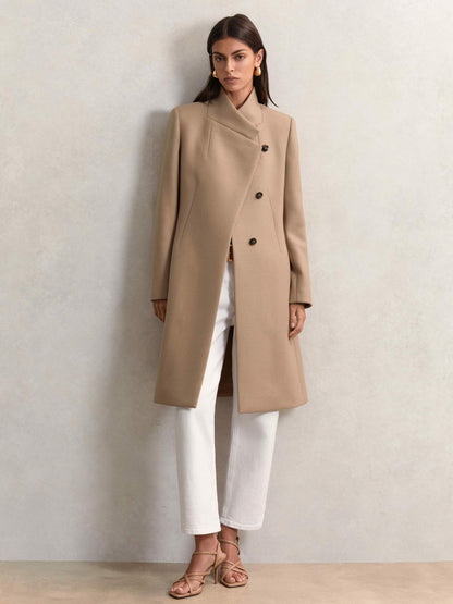 Reiss Petite Coat in Camel