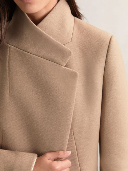 Reiss Petite Coat in Camel