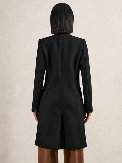 Reiss Petite Coat in Black