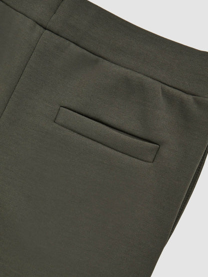 Reiss 9-13 yrs Interlock Drawstring Joggers in Dark Sage