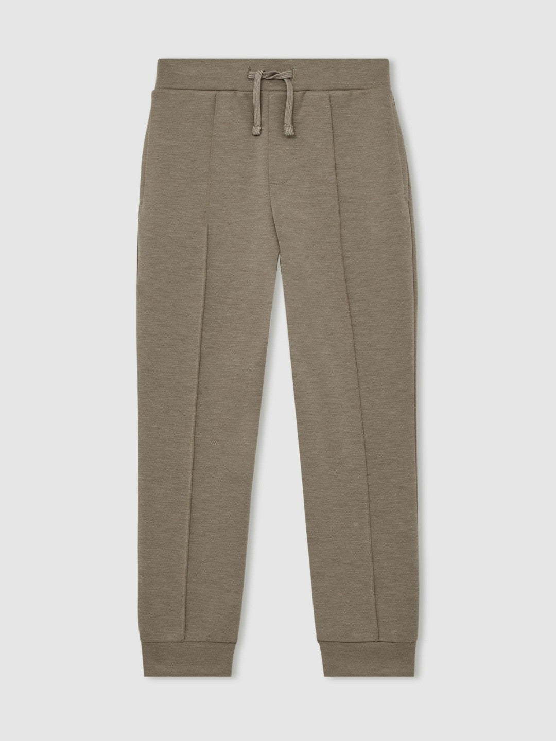 Reiss 13-14 yrs Interlock Drawstring Joggers in Taupe Brown