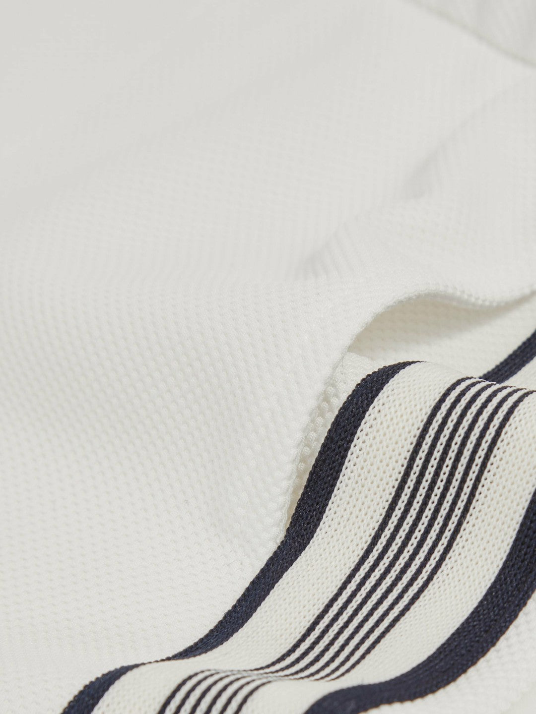 Reiss 9-13 yrs Side Stripe Textured Shorts in White