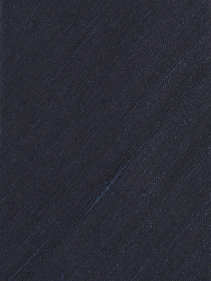 Reiss Silk Blend Textured Tie in Navy
