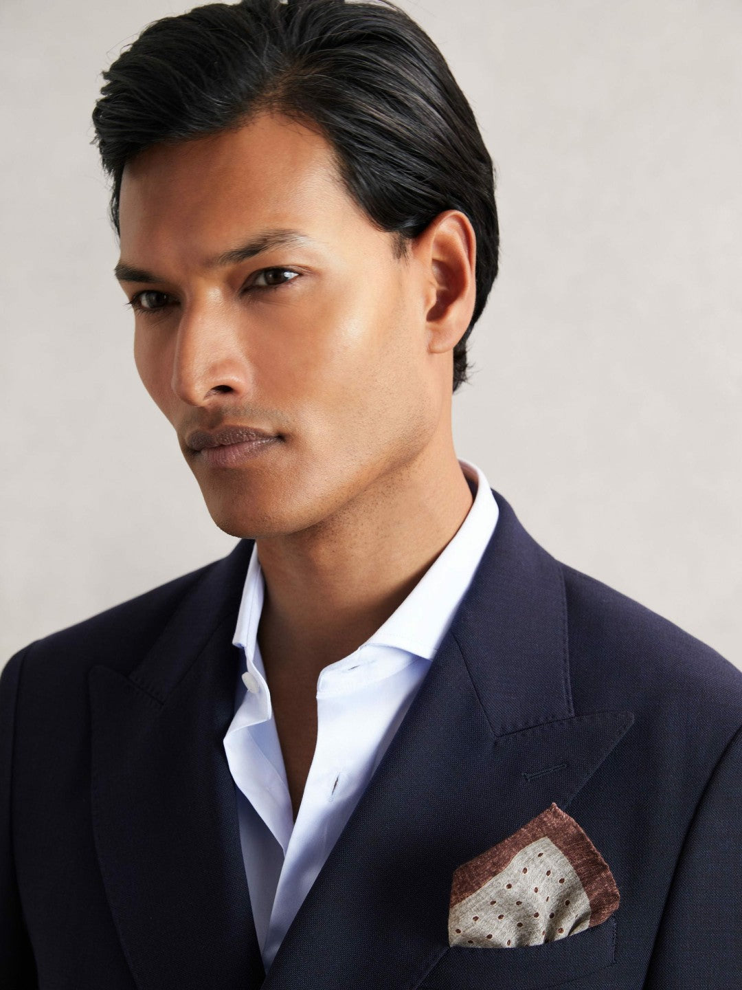 Reiss Pocket Squares in Grey Melange