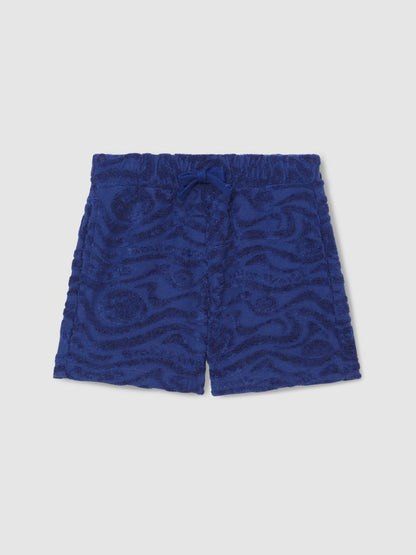 Reiss 9-13 yrs SmileyWorld Wave Texture Shorts in Bright Blue